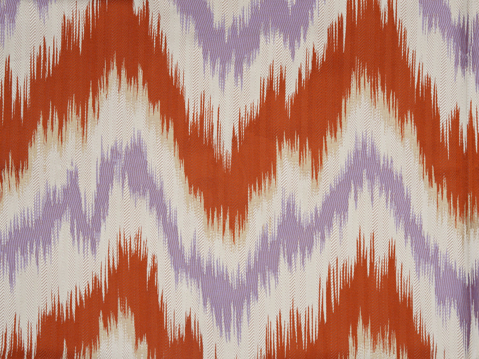 Jim Thompson Zigzag Garnet Fabric Sample JT013947002