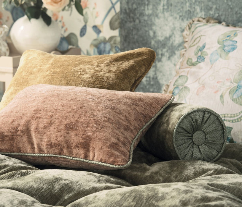 Osborne & Little Belvedere Velvet Gold Fabric F8130-03