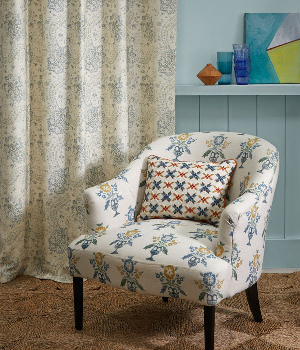 No.9 Thompson Kashmir Blue Fabric Sample N9012431001