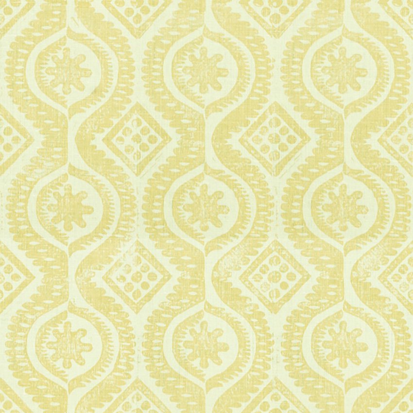 Lee Jofa Damask Yellow Fabric Sample BFC-3518.40.0