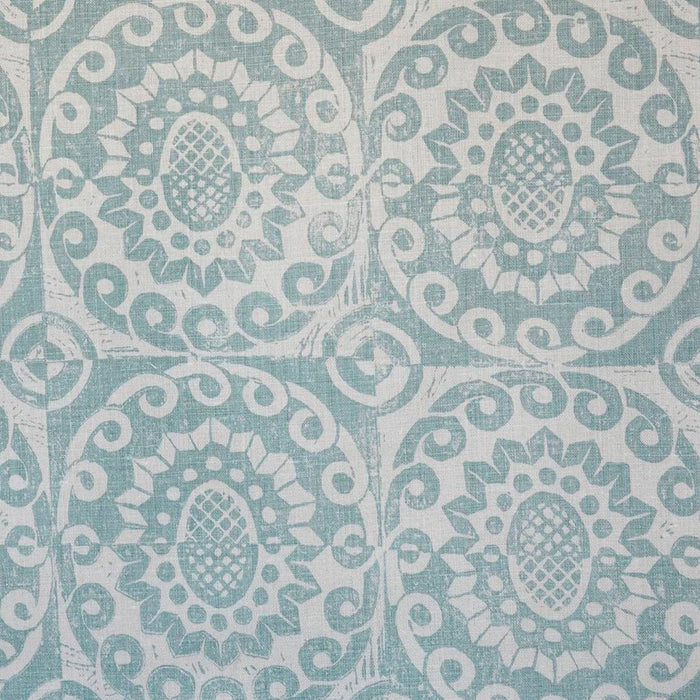 Lee Jofa Pineapple On Oyster Aqua Fabric Sample BFC-3623.3.0