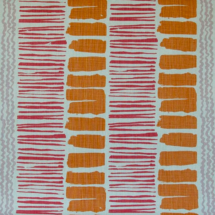 Lee Jofa Saltaire Orange/Pink/Purple Fabric Sample BFC-3624.127.0