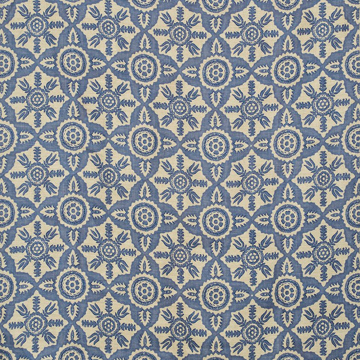 Lee Jofa Rossmore Indigo Indigo Fabric Sample BFC-3648.50.0