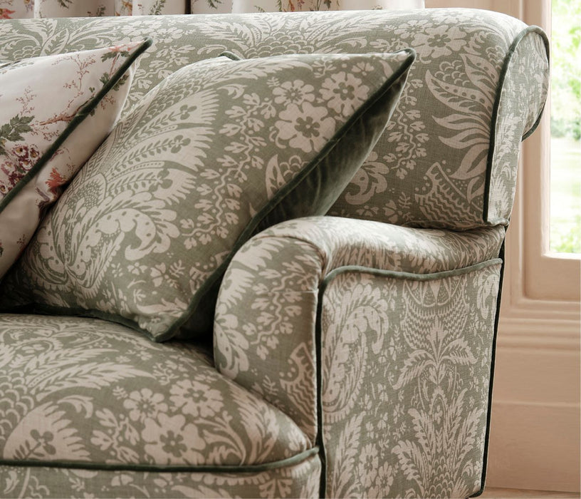 Nina Campbell Bourton Damask Linen Fabric Sample NCF4603-03