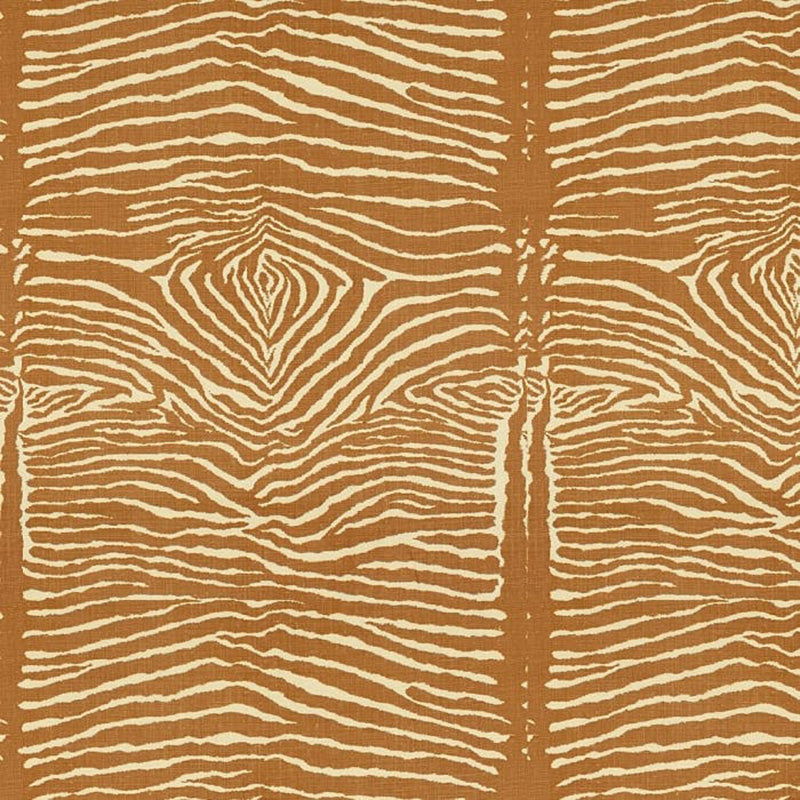 Brunschwig & Fils Le Zebre Caramel Fabric Sample BR-79168.616.0