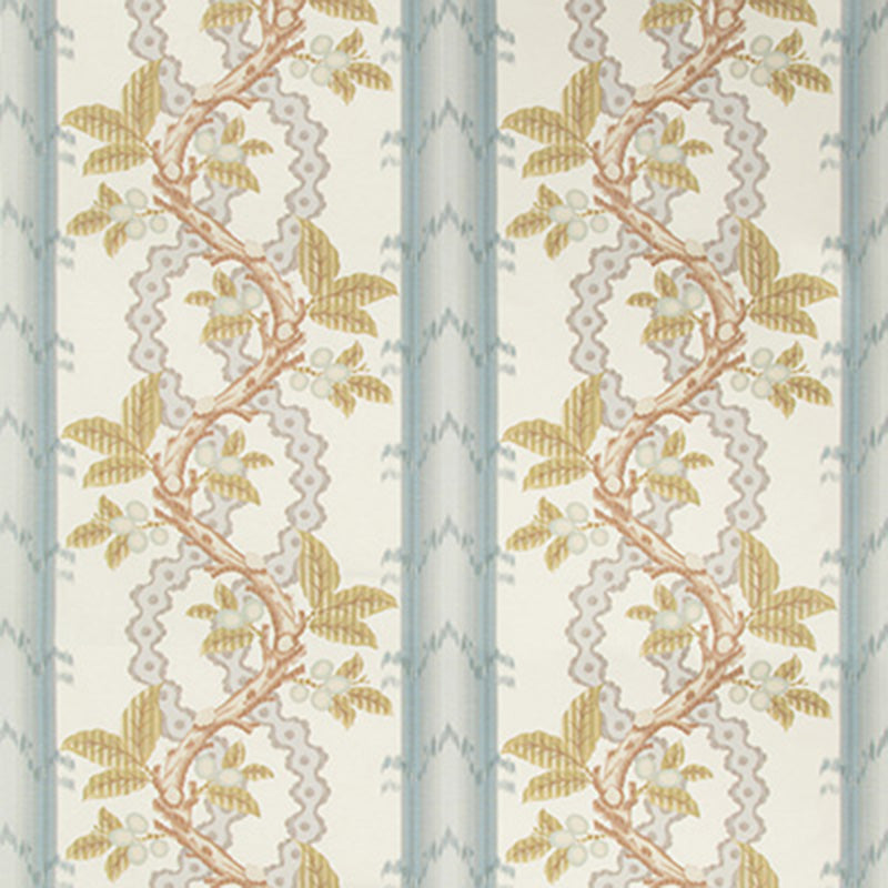 Brunschwig & Fils Josselin Cotton And Linen Print Slate/Grey Fabric Sample BR-79510.511.0