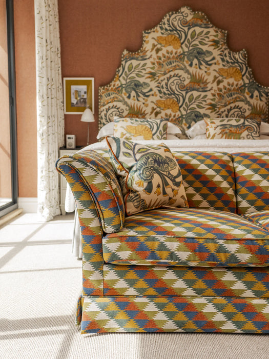 Christopher Farr Busy Lizzie Aqua Fabric