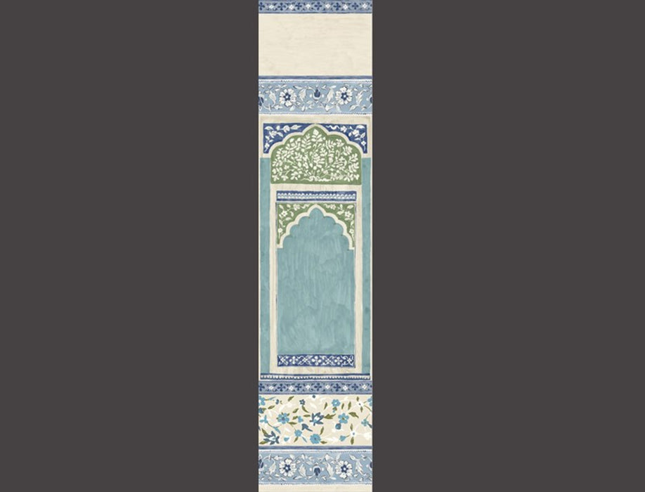 No.9 Thompson Maharaja Tent  Blue Wallpaper Sample N9021026002