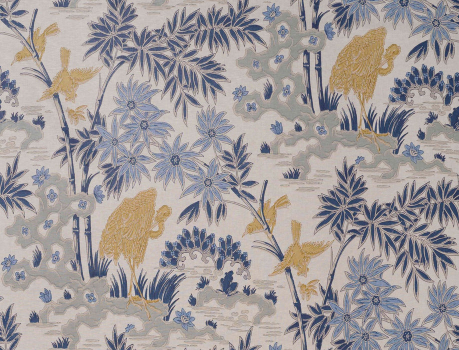 Jim Thompson Malay Indigo Fabric Sample JT013799002