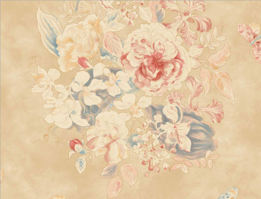 No.9 Thompson Jim's Garden  Sand Wallpaper Sample N9021033001