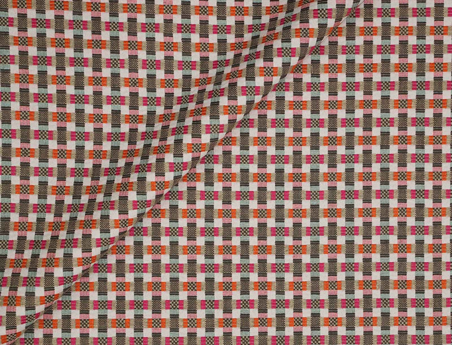 No.9 Thompson Coverlet Brilliant Rose Fabric N9012338005