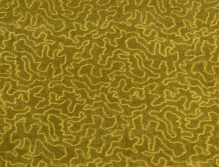 Jim Thompson Vermicelli Velvet Citron Fabric JT013887011