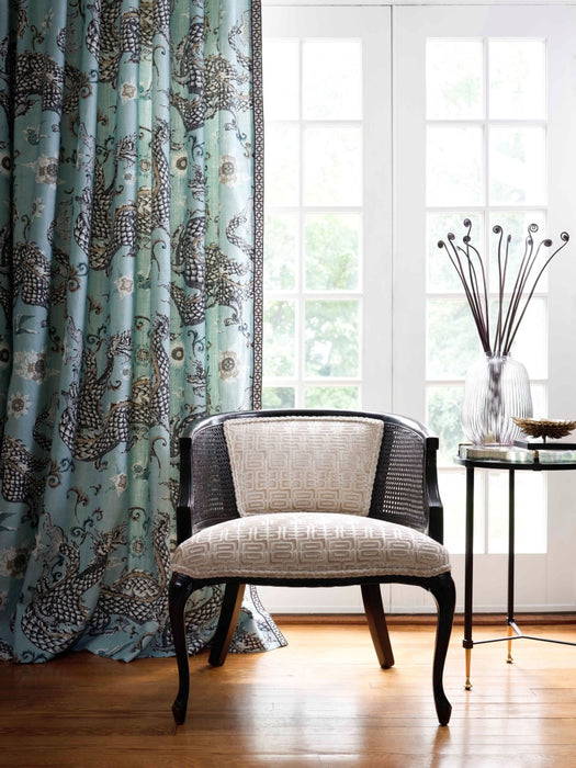 Jim Thompson Labyrinth Velvet Sienna Fabric Sample JT013900005