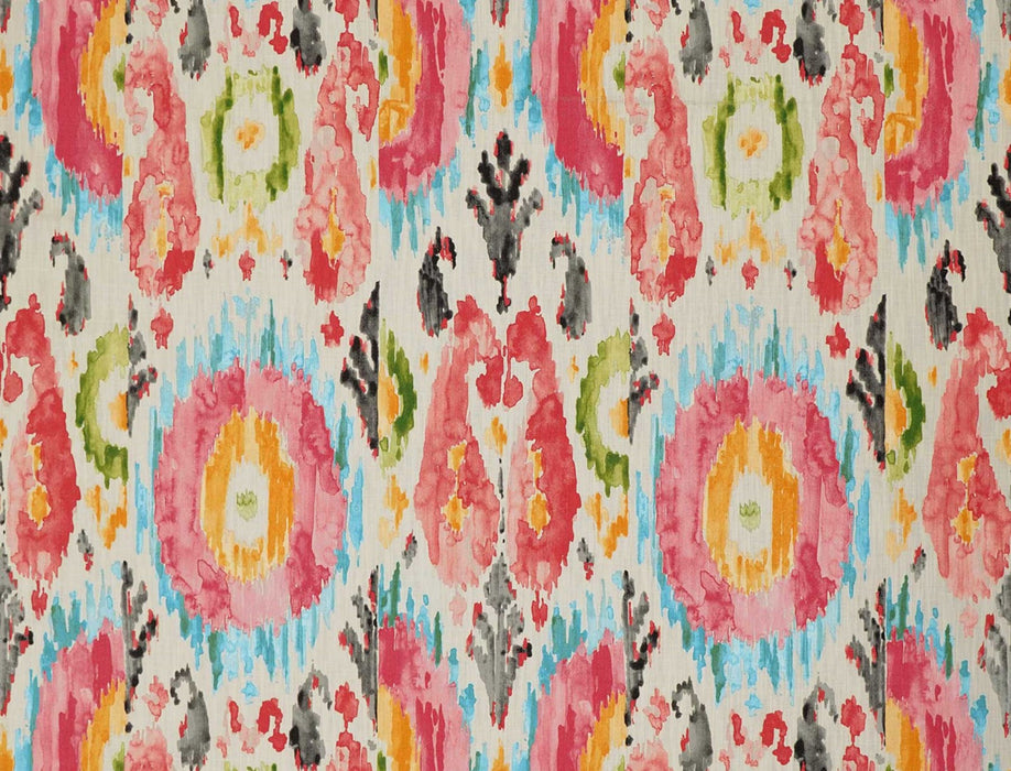 No.9 Thompson Watercolour Ikat Candy Fabric Sample N9012299001