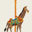 Pierre Frey La Girafe Du Carrousel Multicolore Wallpaper Sample FP247001