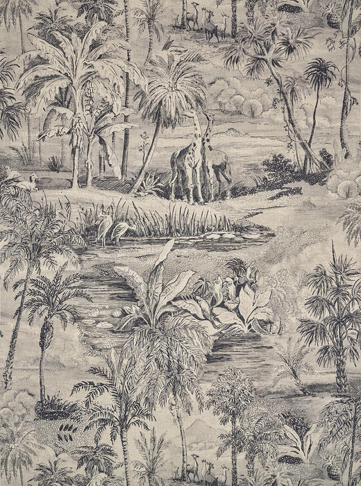 Pierre Frey Safari Charbon Fabric Sample F3989001