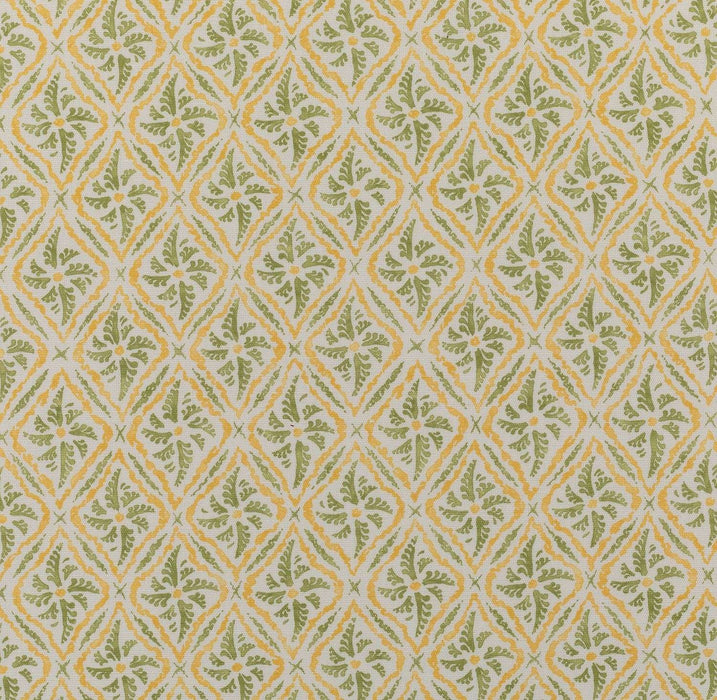 Marvic Textiles Calissons Vert/Jaune Fabric 7262-1