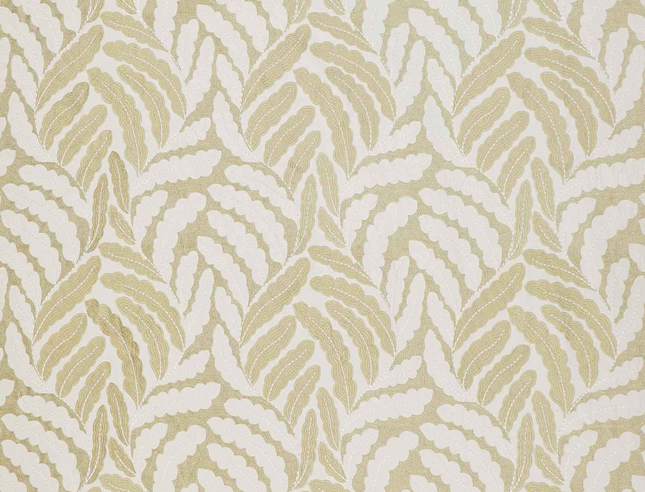 Jim Thompson Folia Embroidery Willow Fabric Sample JT013875001