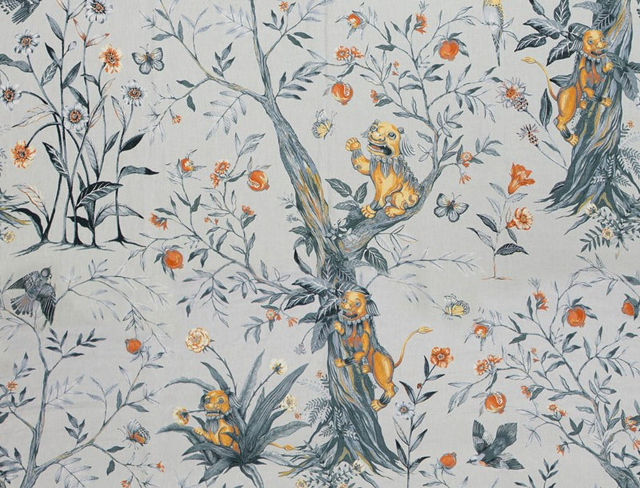 Jim Thompson Leo De Janeiro Smoke Embers Fabric Sample JT013629002