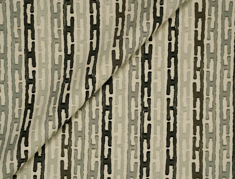 No.9 Thompson Chinese Steps Grisaille Fabric Sample N9012100005O