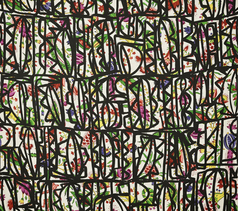 Pierre Frey Symboles Les Coquecigrues Fabric Sample F3381001