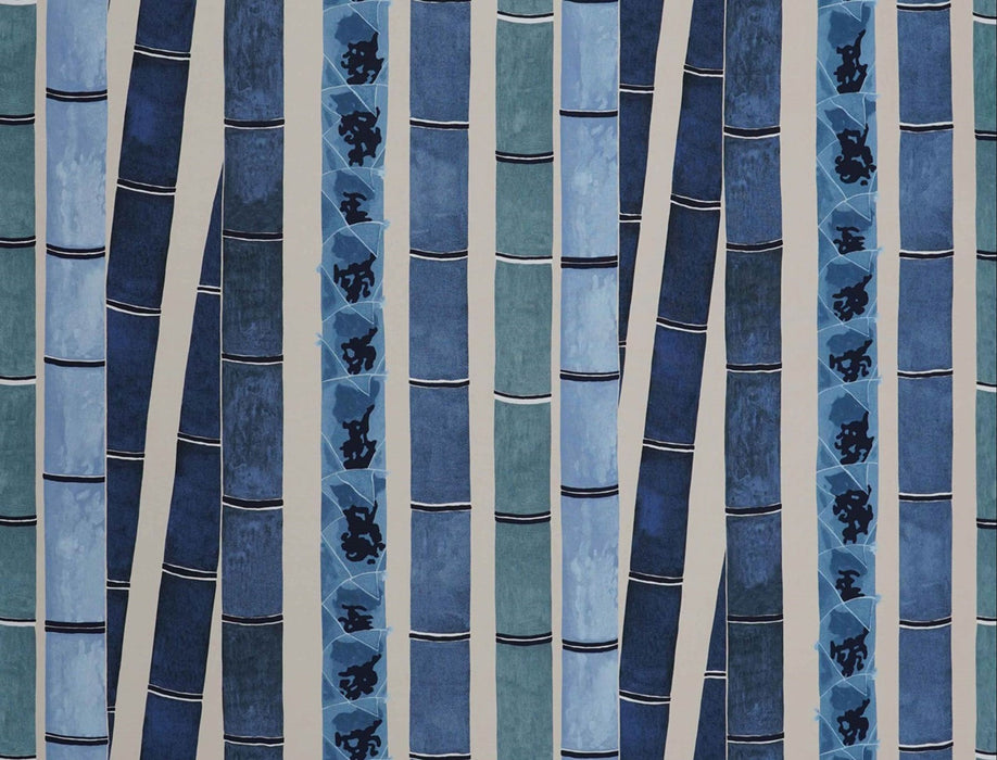 Jim Thompson Bambou Indigo Fabric Sample JT013720001