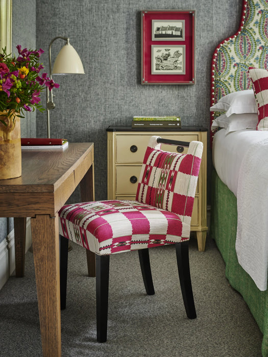 Christopher Farr Chubby Check Grey Fabric