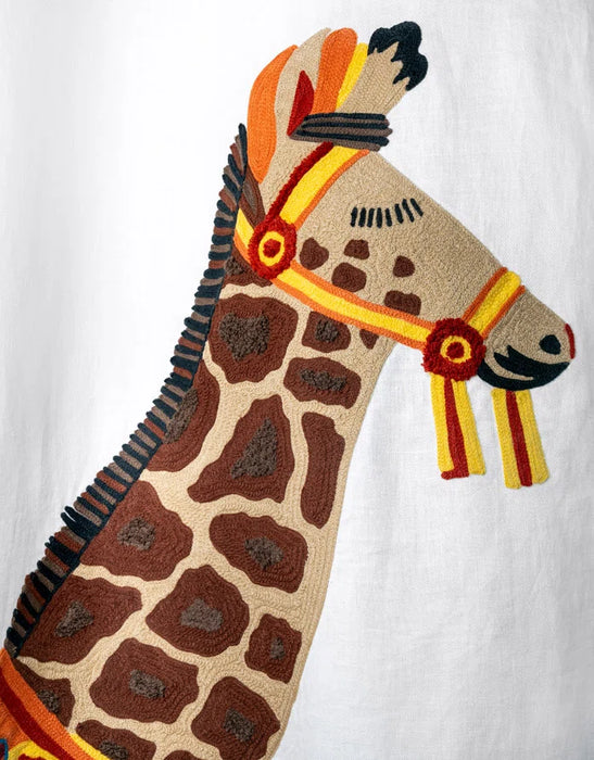 Pierre Frey La Girafe Du Carrousel Multicolore Fabric Sample F4071001