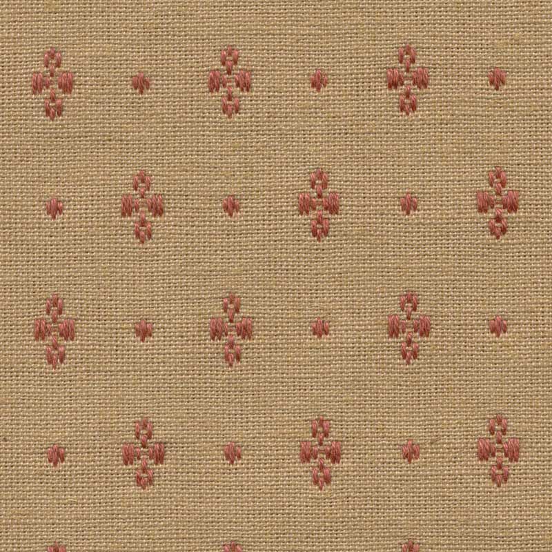 Marvic Textiles Clover Ochre Fabric Sample 616-2