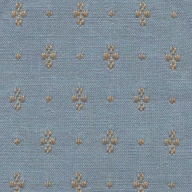 Marvic Textiles Clover Saxe Fabric Sample 616-4