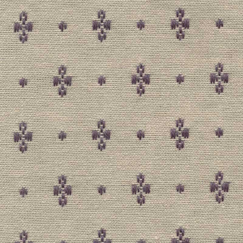 Marvic Textiles Clover Ecru Fabric Sample 616-44