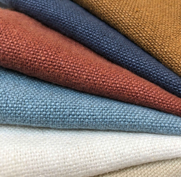 Marvic Textiles Cosimo Linen Blue Fabric 1114-5