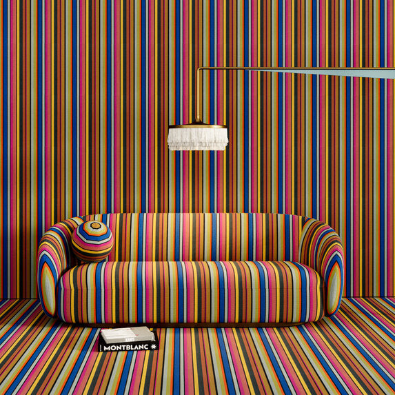 Ado Cotton Stripe RE 564 Fabric Sample 1504564