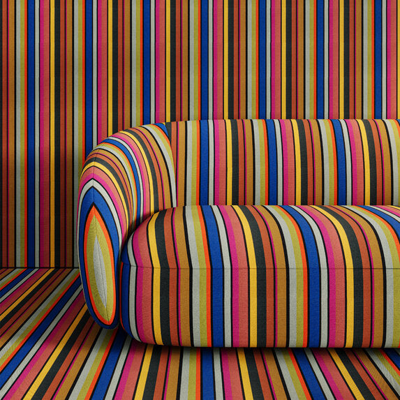 Ado Cotton Stripe RE 564 Fabric Sample 1504564