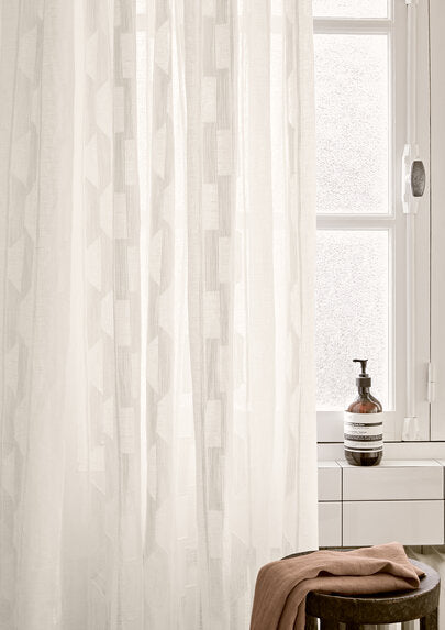 Etamine Chemin Blanc 991 Fabric Sample 19584991
