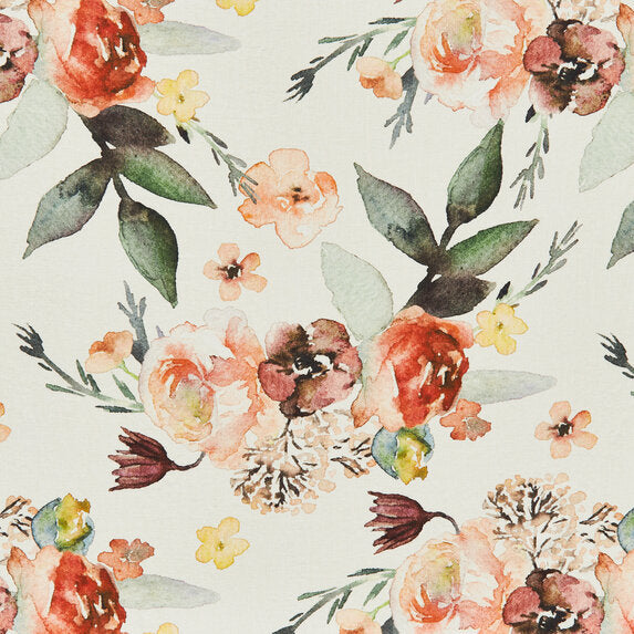 Etamine Fleurs fauves 482 Fabric Sample 19592482