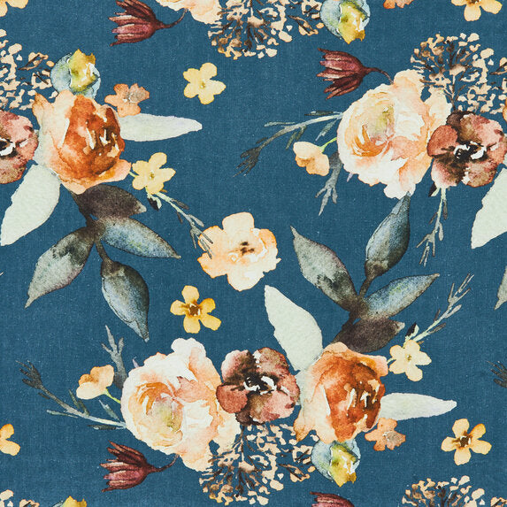 Etamine Fleurs fauves 545 Fabric 19592545