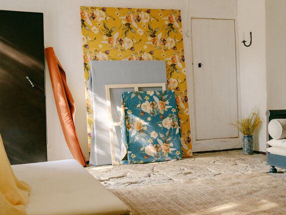 Etamine Fleurs fauves 244 Fabric 19592244