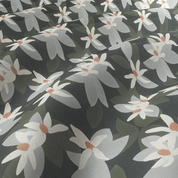 Etamine Clématite 626 Fabric Sample 19598626