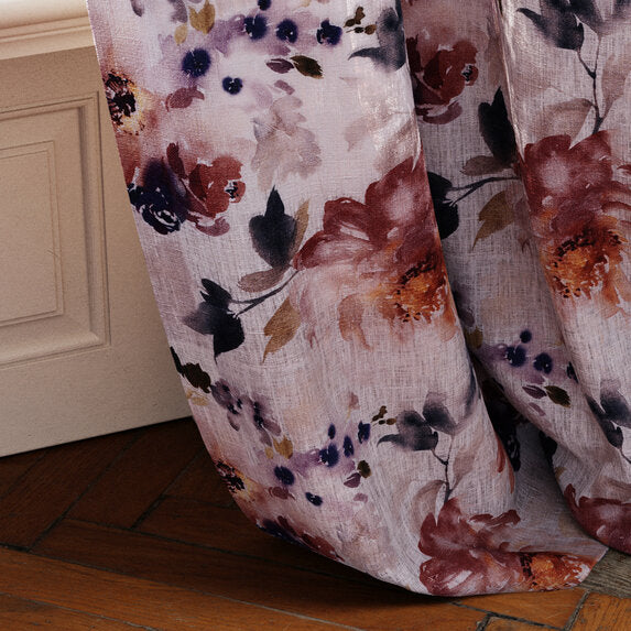 Etamine Rose Pivoine 445 Fabric Sample 19600445