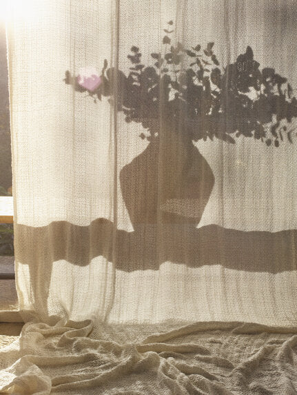 Etamine Blanc de lin RE 880 Fabric Sample 19635880