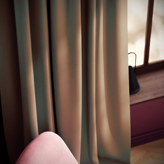 Ado Truffle Taffeta FR RE 737 Fabric Sample 2503737