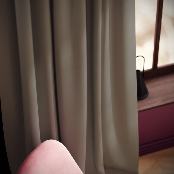 Ado Truffle Taffeta FR RE 777 Fabric Sample 2503777