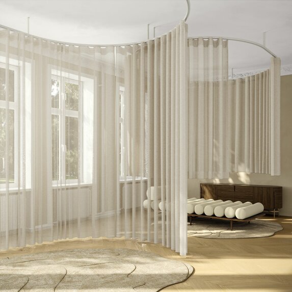 Ado Linto Linen Look FR RE 332 Fabric Sample 3117332