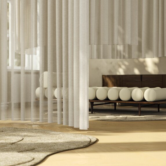 Ado Linto Linen Look FR RE 332 Fabric Sample 3117332