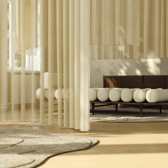 Ado Linto Linen Look FR RE 442 Fabric Sample 3117442