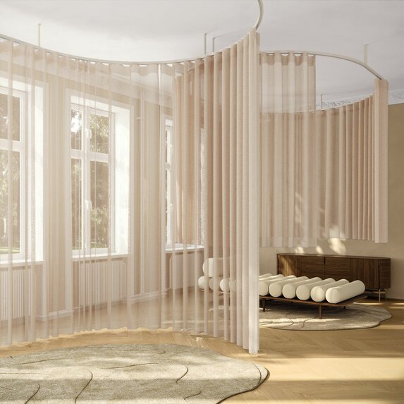 Ado Linto Linen Look FR RE 552 Fabric Sample 3117552