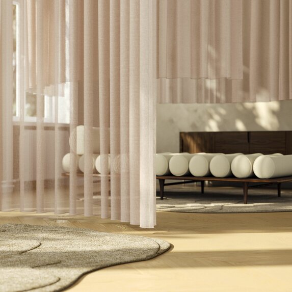 Ado Linto Linen Look FR RE 552 Fabric Sample 3117552