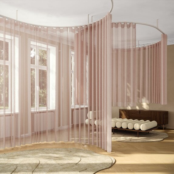 Ado Linto Linen Look FR RE 553 Fabric Sample 3117553