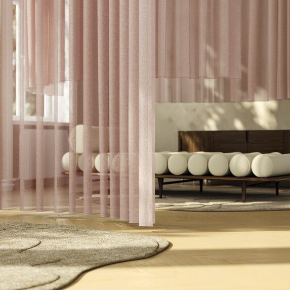 Ado Linto Linen Look FR RE 553 Fabric Sample 3117553